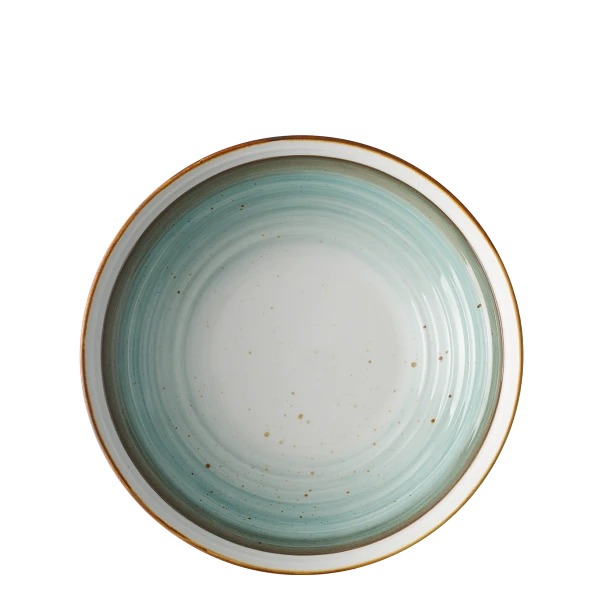 Deep Plate Coupe 23,5 cm Spiral — Gaya Sand Rustico Lunasol