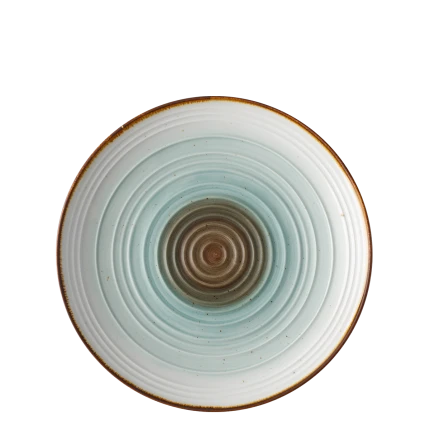 Teller flach Gaya Coupe Spiral Rustico 23 cm