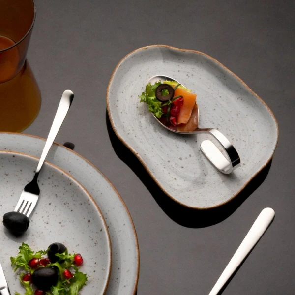 Plate flat Cloud 17 cm grey — Hotel Inn Chic color