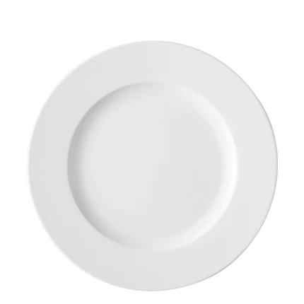 Plate flat Relief 30.5 cm — Chic Relief white