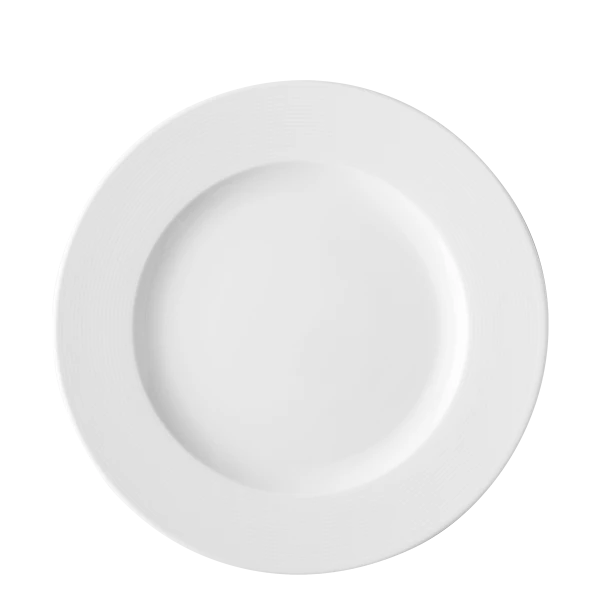 Plate flat Relief 30.5 cm — Chic Relief white