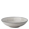 Miska Ø 21.5 cm H: 5.5 cm — Gaya Atelier svetlý sivý fŕkaný