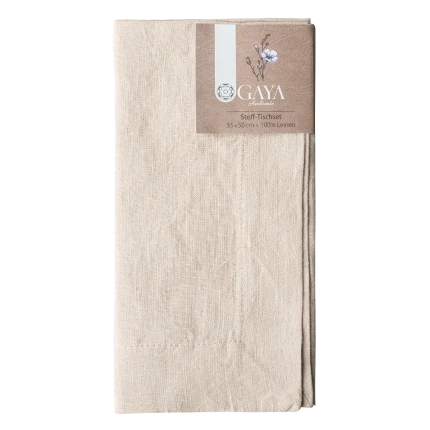 Kriedové ľanové prestieranie 35 x 50 cm - Gaya Ambiente