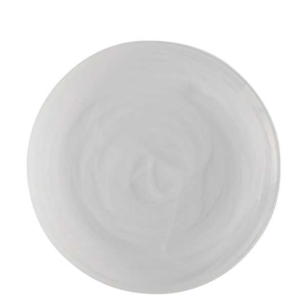 Talíř plytký 28 cm — Elements Glas bílý