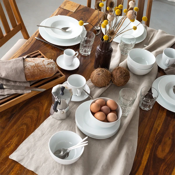 Soup Plate Set 4-pcs. — BASIC Lunasol