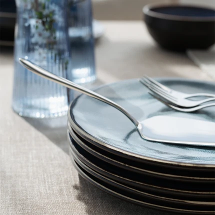 Plate Coupe 22 cm — Gaya Elements Night Terra
