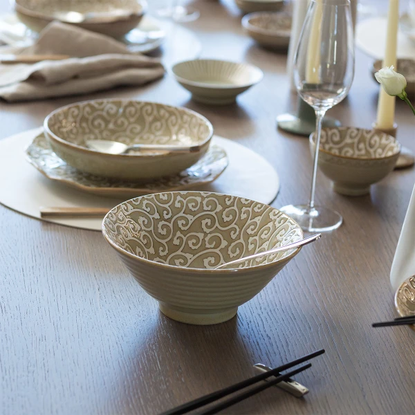 Ramen miska Ø 20,8 cm, v: 9,2 cm — Levante Pearl