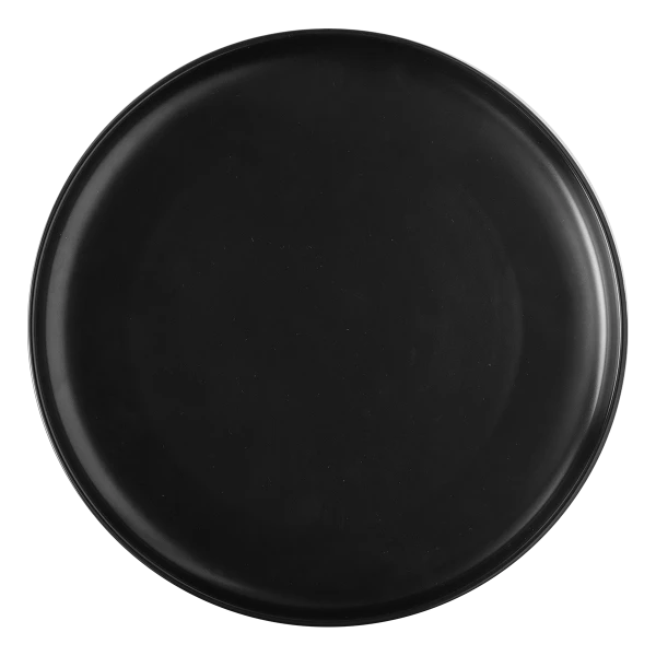 Flat Plate U-Coupe 25 cm — Gaya Atelier black matt