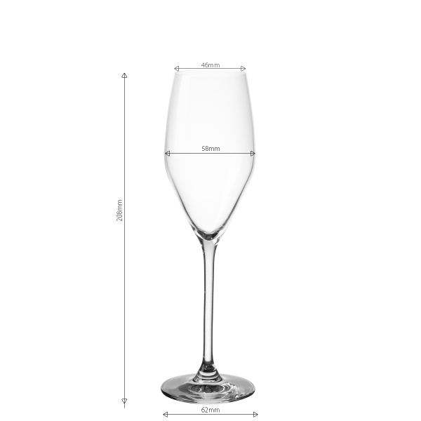 Pohár na šampanské 170 ml — Optima Glas Lunasol