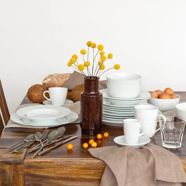 Tanier plytký 27 cm set 4 ks - Basic