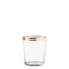 Tumbler 440 ml mit 3 Gold-Streifen — 21st Century Glas Lunasol