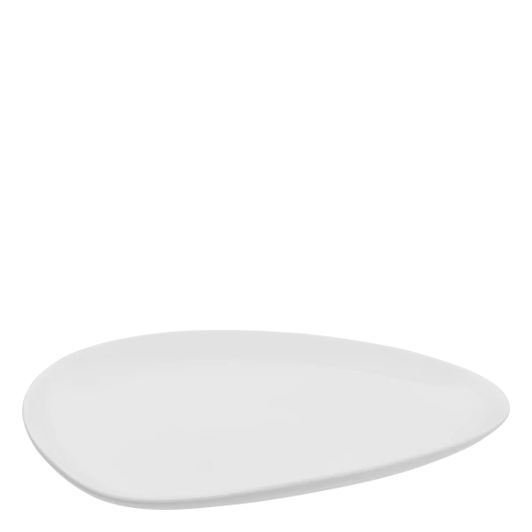 Triangle flat plate 30 cm — Gaya Atelier white