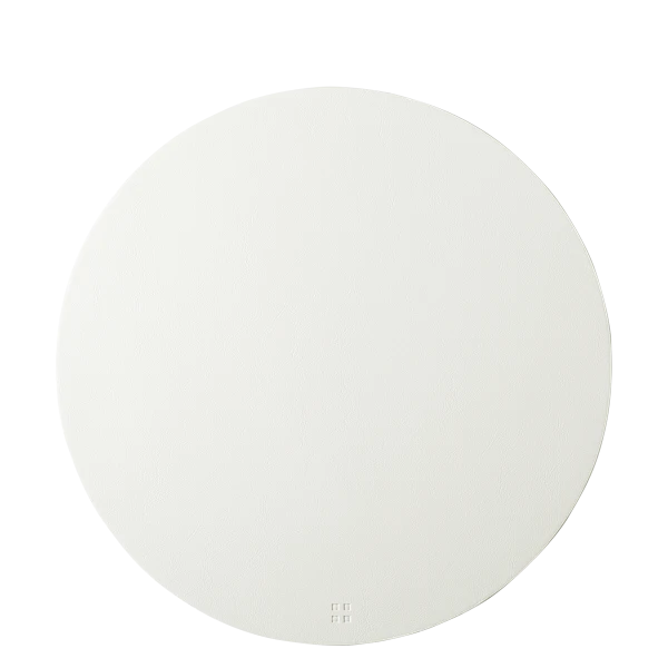 Tischset rund PVC weiss ø 38 cm Elements Ambiente