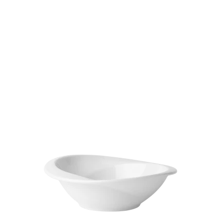 Deep plate small portion 17.5 × 16.6 cm — Tosca white
