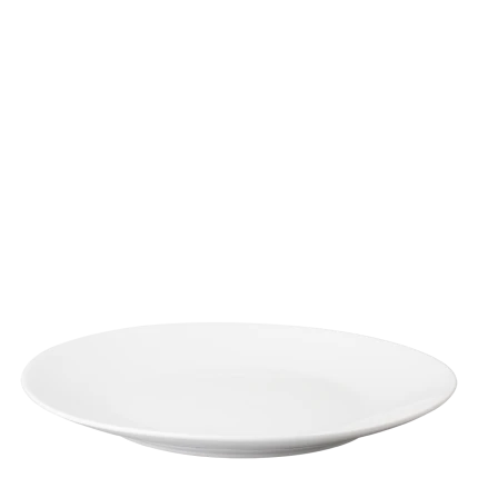 Talíř Ø 40 cm, 4 cm vysoký — Buffet Lunasol univerzální bílý