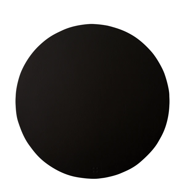 Tischset rund PVC schwarz ø 38 cm Elements Ambiente