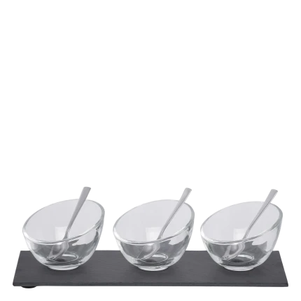 set misiek na předkrm, 7ks — FLOW Slate