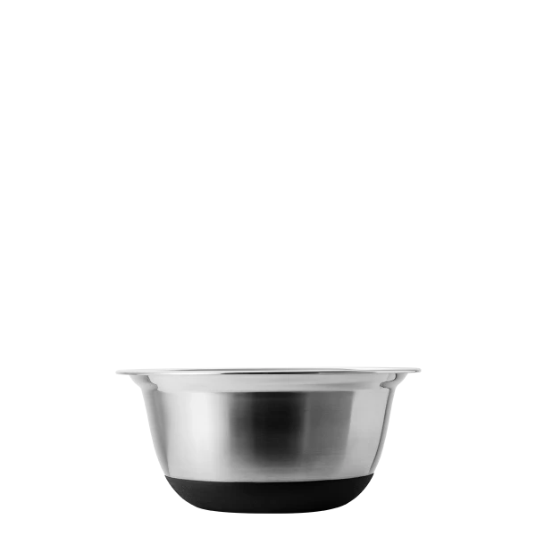 Mixing Bowl Set CNS 4pcs with Plastic Lid and Silikon Bottom — Basic Kitchen