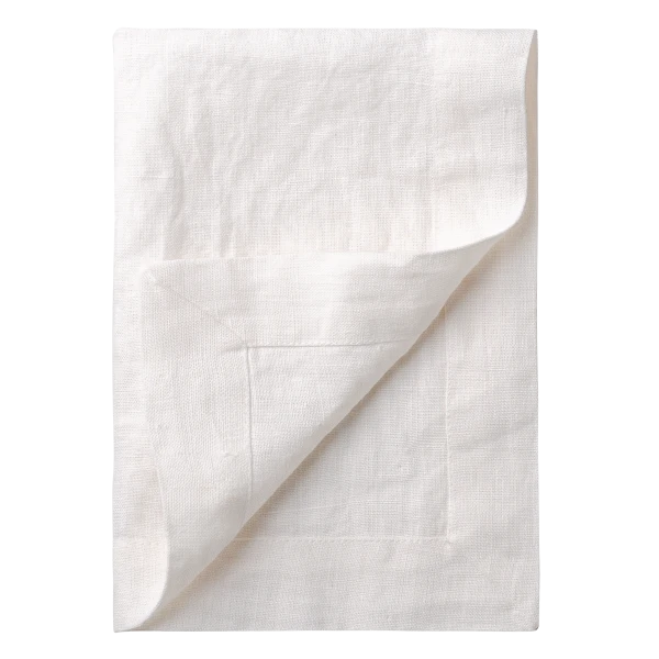 Biele ľanové prestieranie 35 x 50 cm - Gaya Ambiente