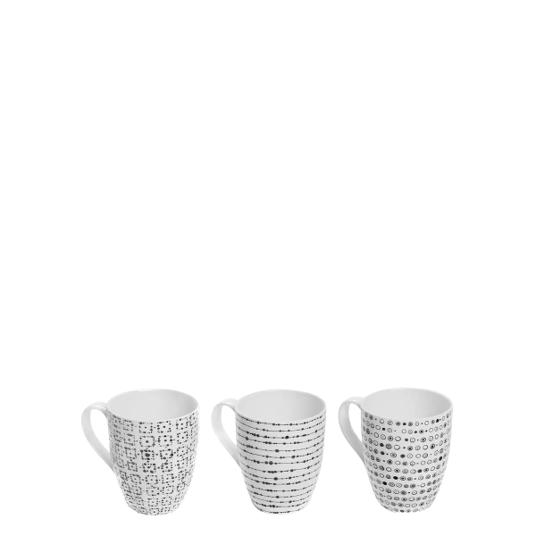 Mug Set 3-pcs. Dots — BASIC Lunasol