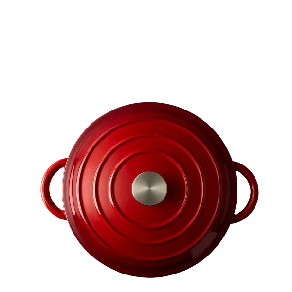 Gusseisentopf emailliert rot ø 24 cm Jupiter Lunasol