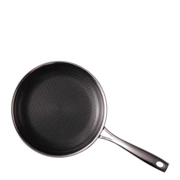Fry Pan 24 x 4.5 cm non stick coating ILAG DURIT — Orion Expert with Profi-handle 5ply