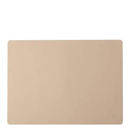 Placemat rectangle PVC light nature 45 x 32 cm — Elements Ambiente