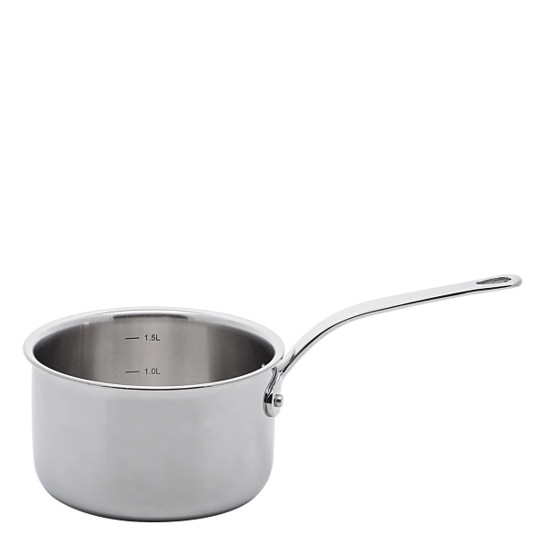 Kastrol Ø 16 cm , H: 9.5 cm 1.9 lt, bez poklice — Sirius Triply Lunasol pánve lesklá