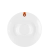 Coffee/Tea saucer 15 cm — GAYA RGB white with brown ornament