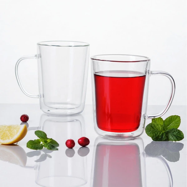 Šálka 300ml, set 4ks — BASIC Glas Double Wall