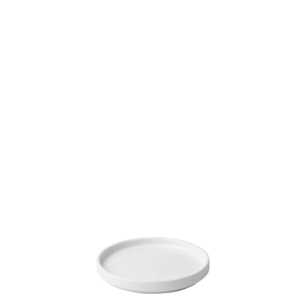 Bowl round ø 10.5 cm H: 1.3 cm — Gaya Atelier white matt