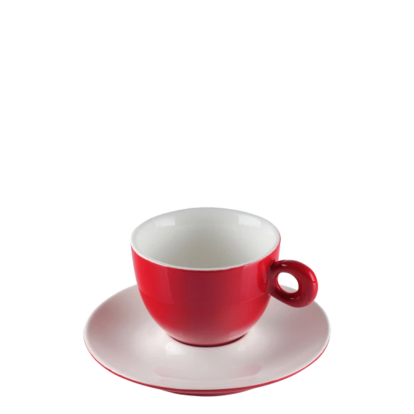 Podšálka na kávu/čaj červená 15 cm - RGB