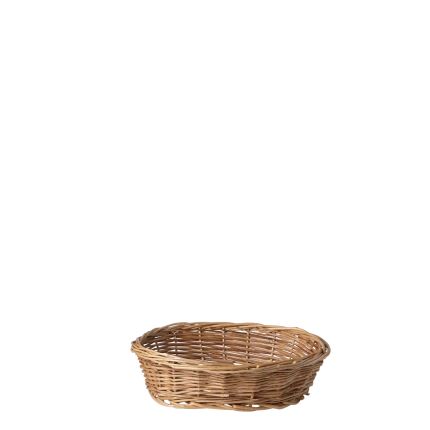 Oválny prútený košík na chlieb 28 × 22 × 8 cm — Flow Wicker