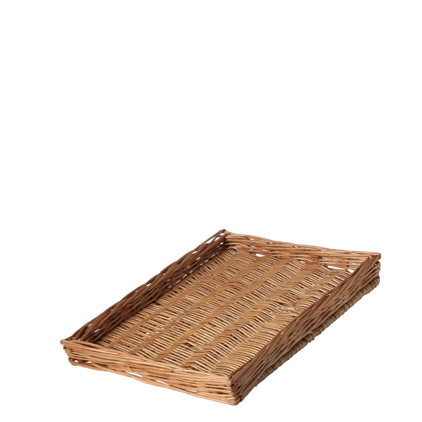 Weiden-Brotkorb eckig, 40 x 30 x 4 cm — FLOW Wicker