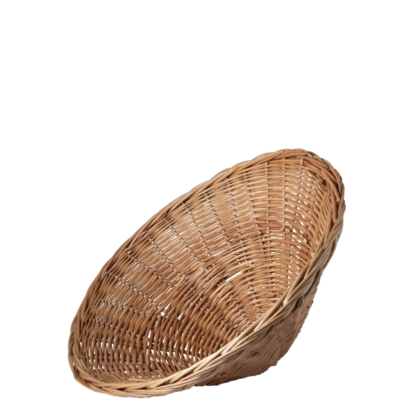 Okrúhly prútený košík na chlieb Ø 50 cm V: 20 cm — Flow Wicker