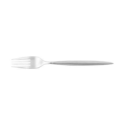 Table Fork hollow handle — Montevideo sandblast Platinum Line