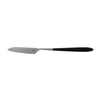 Table Knife — GAYA Exeter handle grey-black all satin