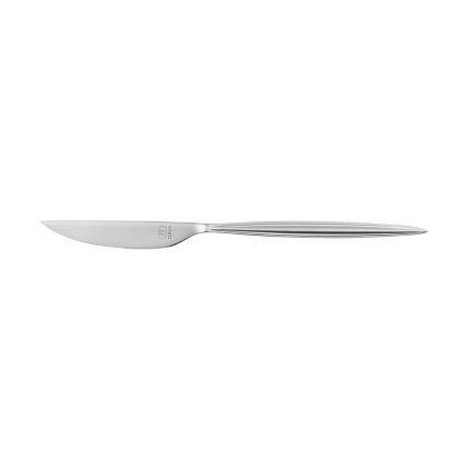 Dessert Knife hollow handle — Montevideo sandblast Platinum Line