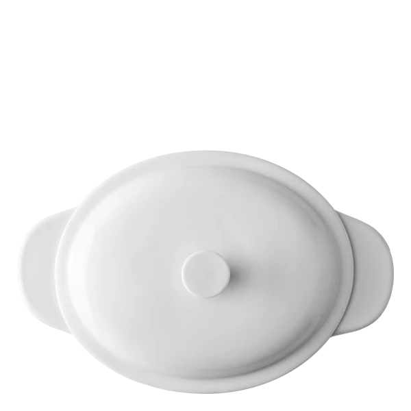Cocotte oval — Univers weiss