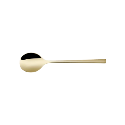Suppen-/Spaghettilöffel — Living PVD Champagne poliert