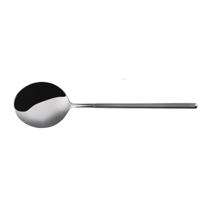 Vegetable serving spoon — Avantgarde sandblast