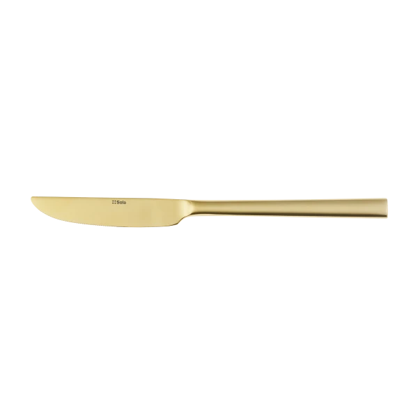 Table Knife — Living PVD Champagne all mirror