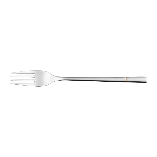 Essgabel — Luxus Rille teilvergoldet