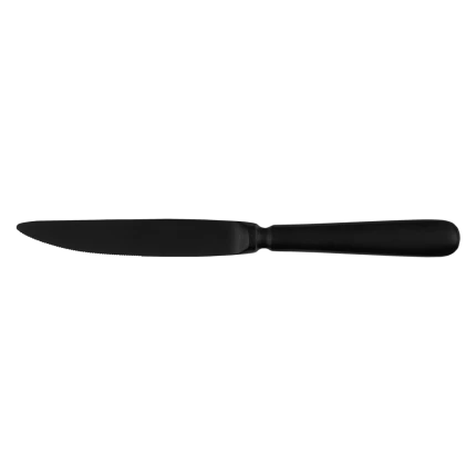 Steakmesser Vollheft — Baguette Vintage PVD schwarz Stone Wash