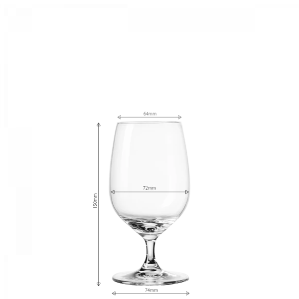 Pohár na stopke 310 ml — Univers Glas Lunasol