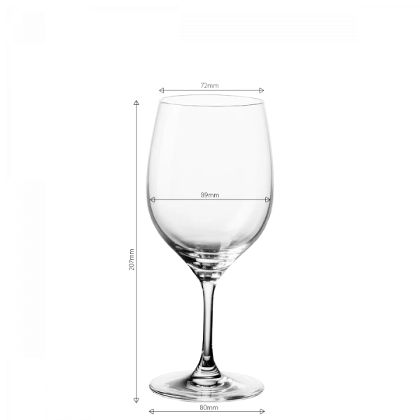 Sklenice na stopce 450 ml — Anno Glas Lunasol