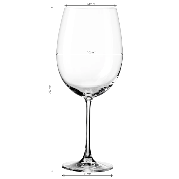 Aperitif-/Cocktail-Glas auf Fuss 850 ml — Benu Glas Lunasol