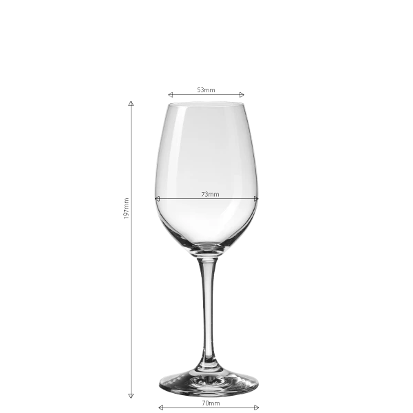Weissweinglas 280 ml — BASIC Glas Lunasol