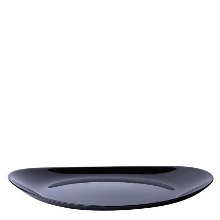 Ovaler Teller 30x26 cm - Arcoroc Evolutions schwarz