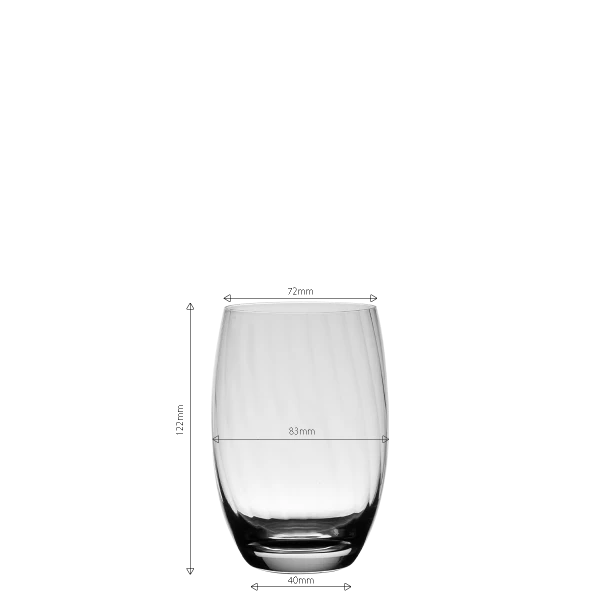Pohár Tumbler Barrel 460 ml — Optima Line Glas Lunasol
